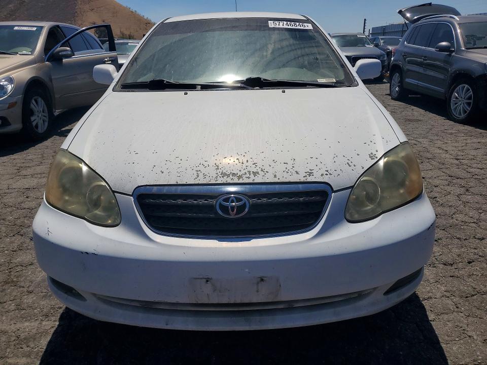 2005 Toyota Corolla VIN 1NXBR32E75Z498301 COPART salvage auction — VANDALISM, CA - SALVAGE CERTIFICATE, sold $1,200 on 2026-07-02 (photo 5)
