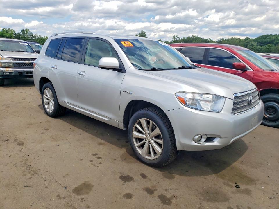 2010 Toyota Highlander VIN JTEJW3EH1A2045744 COPART salvage auction — FRONT END, Ct - Certificate Of Title, sold $1,050 on 2026-07-14 (photo 4)