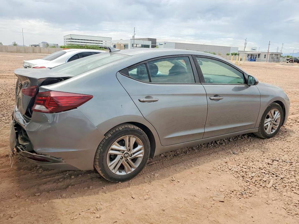 2019 Hyundai Elantra VIN KMHD84LF0KU768991 COPART salvage auction — REAR END, Salvage Title, sold $1,350 on 2026-07-23 (photo 3)