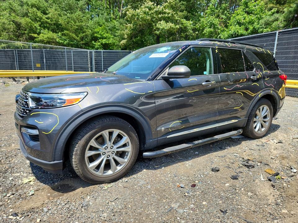 2020 Ford Explorer VIN 1FMSK8DH6LGC56359 — COPART salvage auction photo