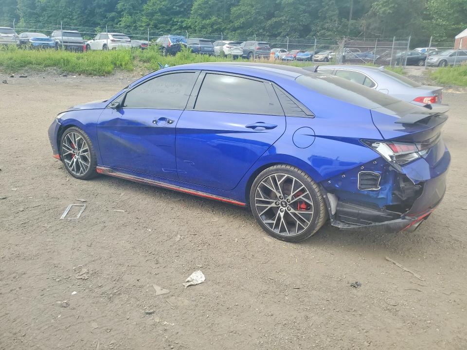2023 Hyundai VIN KMHLW4AK9PU012052 COPART salvage auction — REAR END, Md - Cert Of Salvage > 75% Damage, sold $7,700 on 2026-07-28 (photo 2)