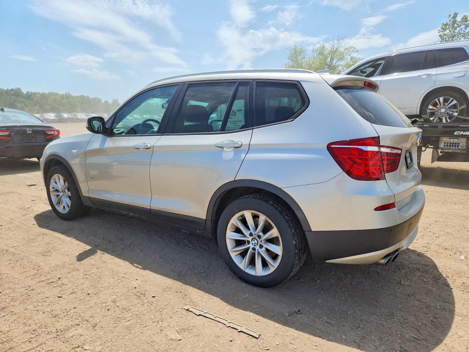 2014 BMW X3 VIN 5UXWX9C58E0D33492 COPART salvage auction — MECHANICAL, Oh - Certificate Of Title, sold $375 on 2026-07-20 (photo 2)