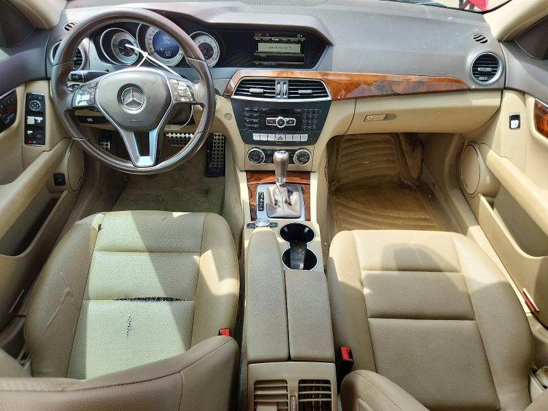 2014 Mercedes-benz VIN WDDGF4HB5EA959377 COPART salvage auction — WATER/FLOOD, Ms - Cert Of Title - Flood Salvage, sold $325 on 2026-07-17 (photo 8)
