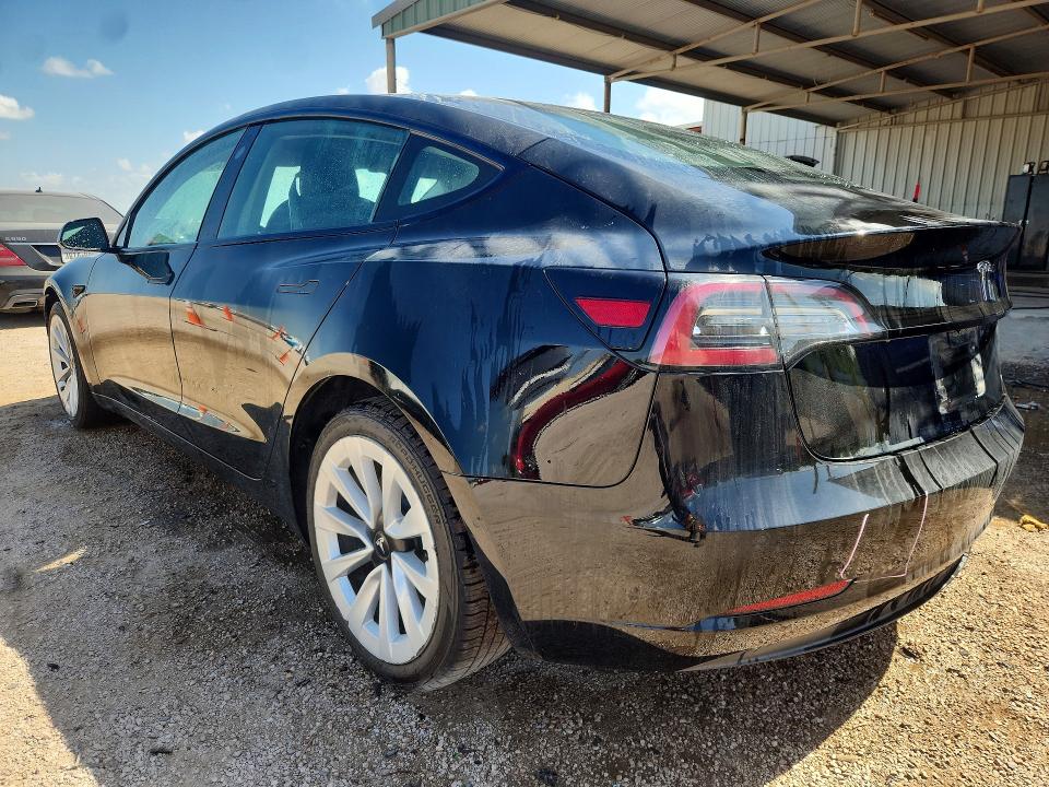 2022 Tesla Model 3 VIN 5YJ3E1EA0NF286589 COPART salvage auction — FRONT END, Ky - Certificate Of Title, sold $6,800 on 2026-07-15 (photo 2)