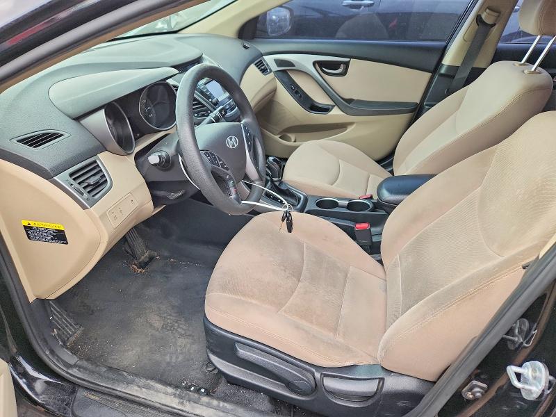 2015 Hyundai Elantra VIN KMHDH4AE1FU228131 COPART salvage auction — MECHANICAL, Fl - Cert Of Title-Rebuilt, sold $750 on 2026-07-30 (photo 7)