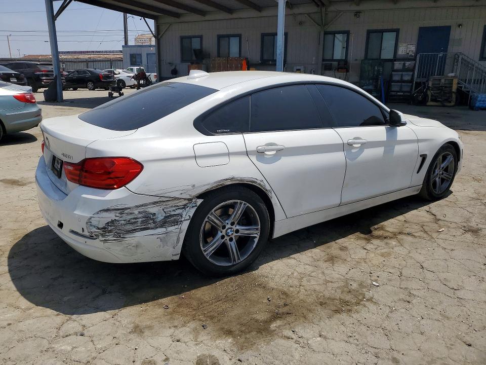 2015 BMW VIN WBA4A9C57FGL87153 COPART salvage auction — REAR END, Ca - Salvage Certificate, sold $2,400 on 2026-08-06 (photo 3)
