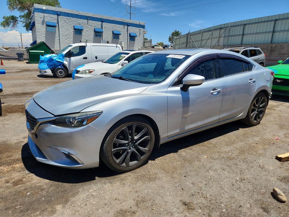 2016 Mazda 6 VIN JM1GJ1W54G1437184 COPART salvage auction — REAR END, Nm - Cert Of Title-Salvage, sold $3,500 on 2026-07-27 (photo 1)