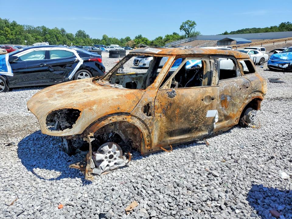 2019 Mini Cooper VIN WMZYV5C5XK3F57513 COPART salvage auction — BURN, TX - NONREPAIRABLE TITLE, sold $200 on 2026-08-11 (photo 1)