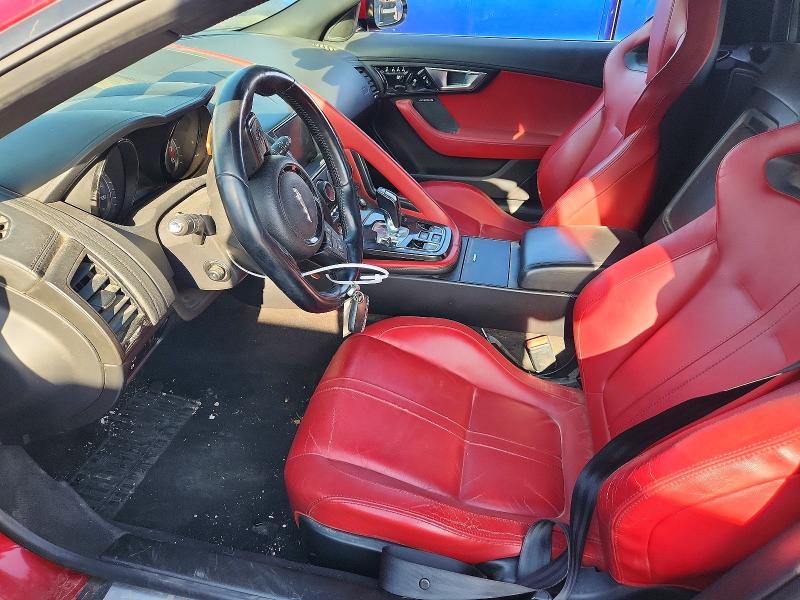 2014 Jaguar F-type VIN SAJWA6FC3E8K08170 COPART salvage auction — FRONT END, Tx - Salvage Vehicle Title, sold $4,800 on 2026-07-30 (photo 7)