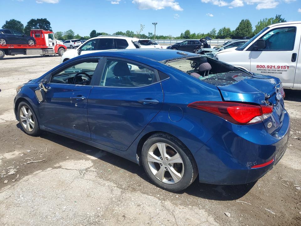 2016 Hyundai VIN KMHDH4AE8GU567955 COPART salvage auction — REAR END, In - Cert Of Title-Salvage Title, sold $1,150 on 2026-07-20 (photo 2)