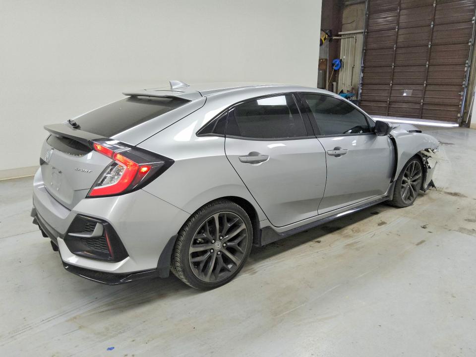 2021 Honda Civic VIN SHHFK7H45MU218509 COPART salvage auction — FRONT END, FL - CERT OF TITLE-REBUILT, sold $5,600 on 2026-07-07 (photo 3)
