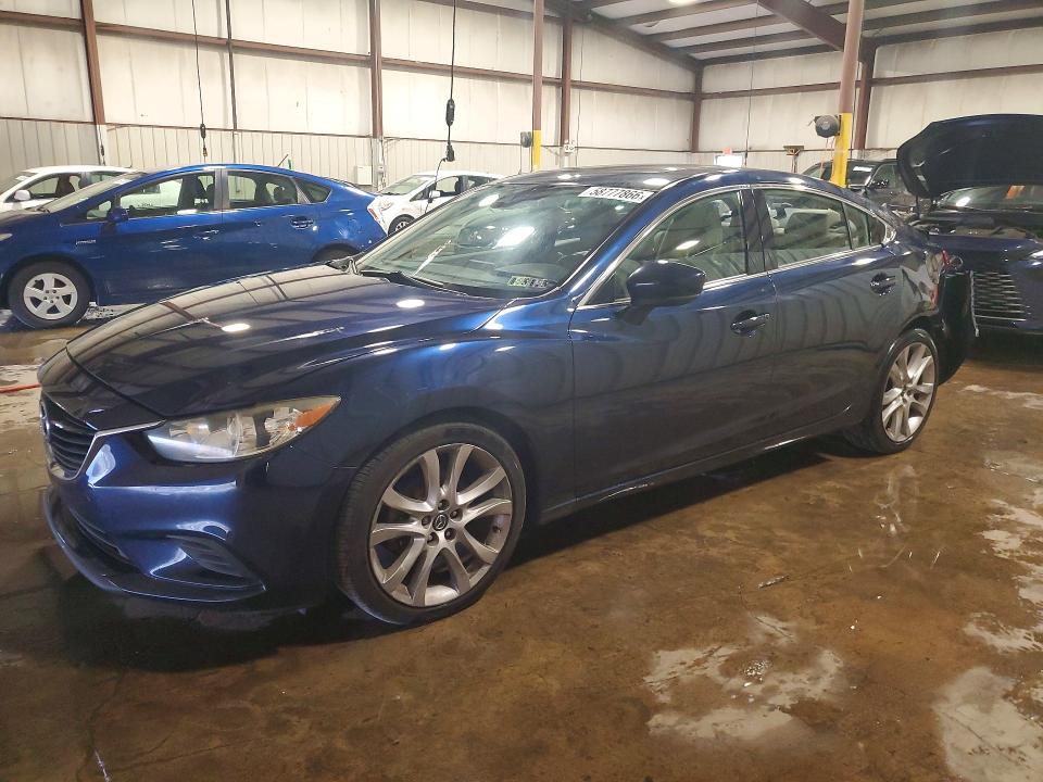 2017 Mazda 6 VIN JM1GL1V56H1119340 COPART salvage auction — REAR END, Pa - Certificate Of Salvage, sold $725 on 2026-07-17 (photo 1)