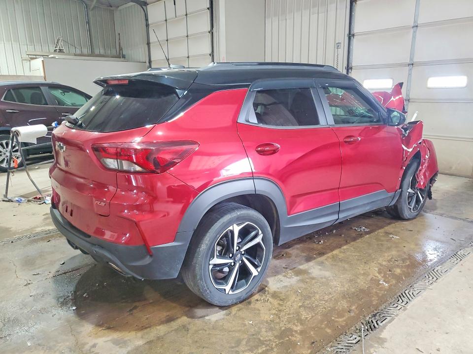 2021 Chevrolet Trailblazer VIN KL79MUSL1MB082001 COPART salvage auction — FRONT END, Pa - Certificate Of Salvage, sold $1,400 on 2026-07-06 (photo 3)
