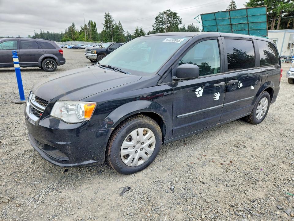2014 Dodge VIN 2C4RDGBG5ER360599 COPART salvage auction — NORMAL WEAR, Wa - Aff Of Loss/Rel Of Interest, sold $450 on 2026-07-31 (photo 1)
