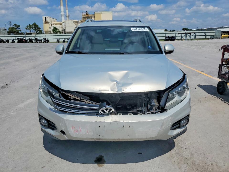 2015 Volkswagen Tiguan VIN WVGBV7AXXFW568983 COPART salvage auction — FRONT END, Ok - Cert Of Title-Salvage, sold $1,100 on 2026-07-31 (photo 5)