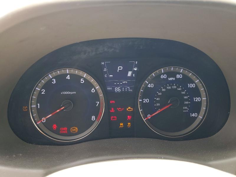 2013 Hyundai Accent VIN KMHCT4AE4DU417640 COPART salvage auction — REAR END, FL - CERT OF TITLE SLVG REBUILDABLE, sold $400 on 2026-07-24 (photo 9)