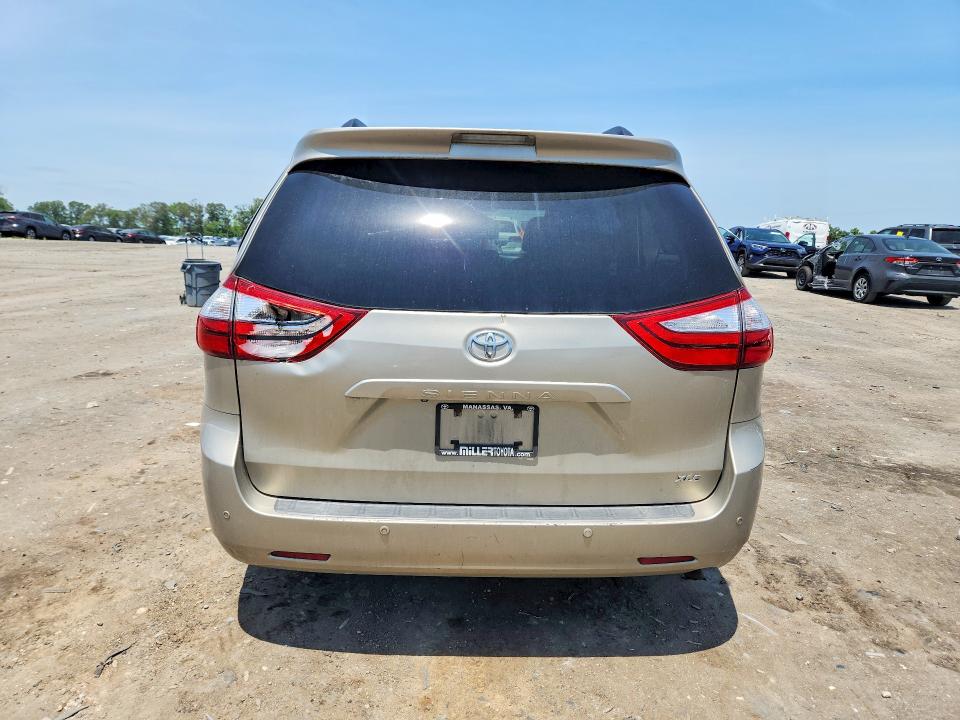 2015 Toyota Sienna VIN 5TDYK3DCXFS555854 COPART salvage auction — FRONT END, Va - Cert Of Title - Salvage, sold $375 on 2026-07-29 (photo 6)