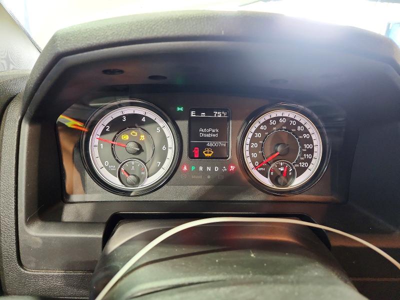 2022 Ram 1500 VIN 3C6JR7ET3NG206011 COPART salvage auction — FRONT END, Mi - Cert Of Title-Salvage Vehicle, sold $4,800 on 2026-07-28 (photo 9)