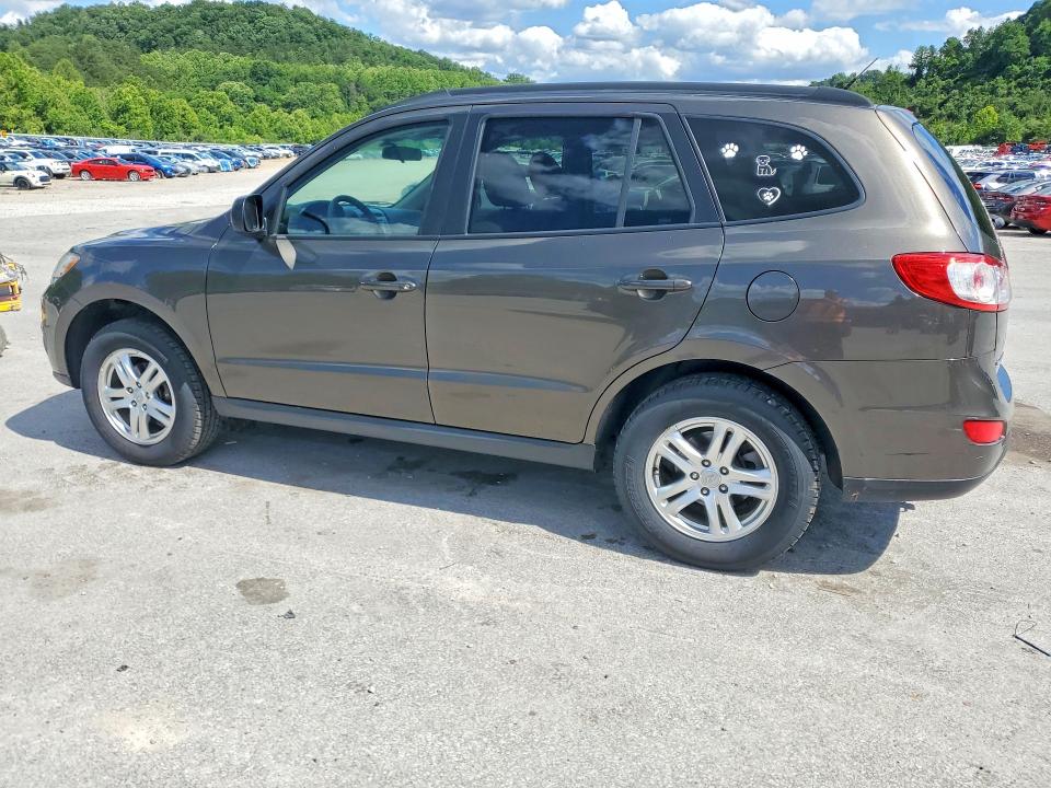 2012 Hyundai Santa fe VIN 5XYZGDAB2CG156775 COPART salvage auction — REAR END, Wv - Salvage Certificate, sold $1,500 on 2026-07-30 (photo 2)
