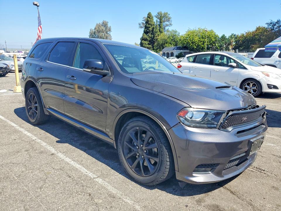 2018 Dodge Durango VIN 1C4SDHCT6JC289919 COPART salvage auction — FRONT END, Ca - Salvage Certificate, sold $5,500 on 2026-07-28 (photo 4)