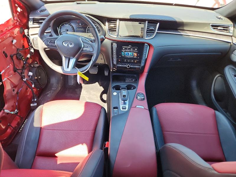2025 Infiniti Qx55 VIN 3PCAJ5LR9SF100711 COPART salvage auction — FRONT END, Ga - Cert Of Title-Salvage, sold $11,700 on 2026-07-20 (photo 8)