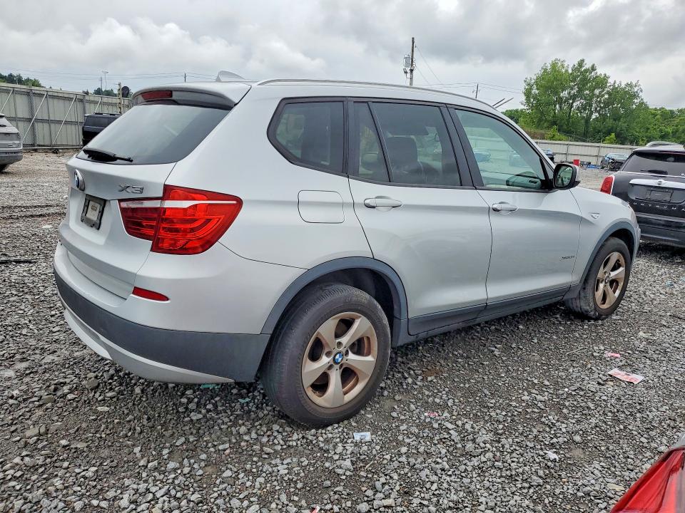 2011 BMW X3 VIN 5UXWX5C55BL702518 COPART salvage auction — NORMAL WEAR, AL - CERTIFICATE OF TITLE, sold $425 on 2026-07-14 (photo 3)
