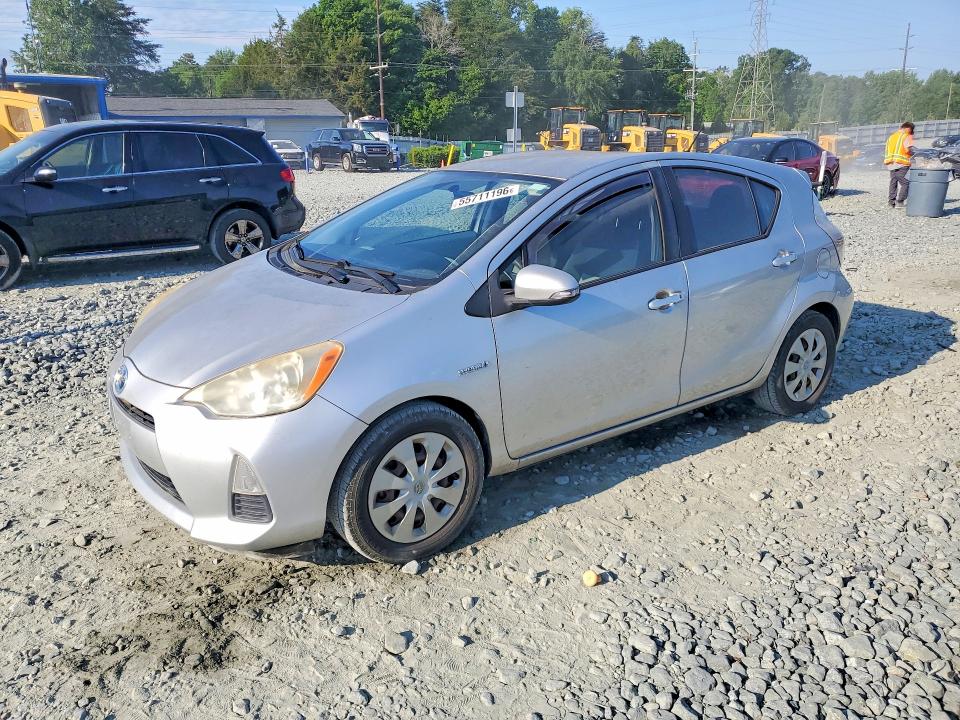 2012 Toyota Prius VIN JTDKDTB39C1512232 COPART salvage auction — SIDE, Nc - Salvage Certificate Of Title, sold $1,350 on 2026-07-15 (photo 1)