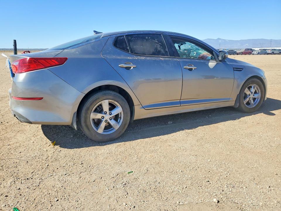 2015 Kia Optima VIN 5XXGM4A77FG425423 COPART salvage auction — FRONT END, Ca - Salvage Certificate, sold $950 on 2026-07-06 (photo 3)