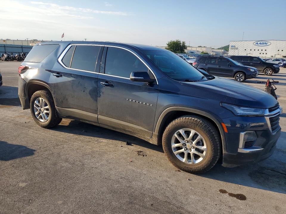 2023 Chevrolet Traverse VIN 1GNERFKW4PJ253138 COPART salvage auction — REAR END, Ok - Cert Of Title-Salvage, sold $8,100 on 2026-07-22 (photo 4)