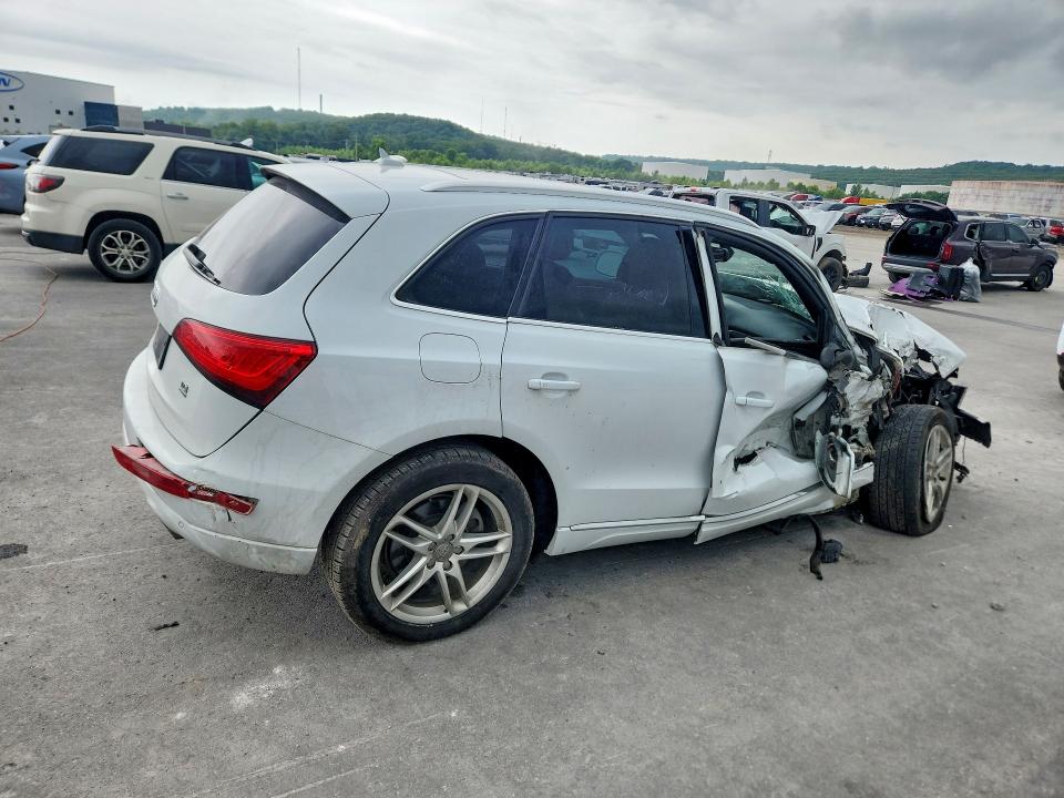 2014 Audi Q5 VIN WA1CMBFP8EA050125 COPART salvage auction — FRONT END, Ok - Cert Of Title-Salvage, sold $225 on 2026-07-06 (photo 3)