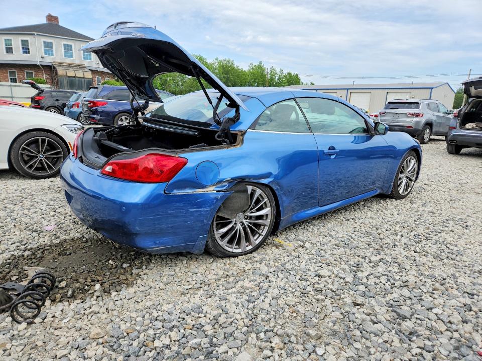 2011 Infiniti G37 VIN JN1CV6FE1BM950841 COPART salvage auction — REAR END, Ma - Cert Of Title-Reconstrctd Coll, sold $1,650 on 2026-07-30 (photo 3)
