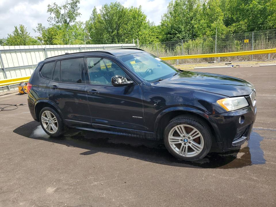 2012 BMW X3 VIN 5UXWX5C50CL718191 COPART salvage auction — MINOR DENT/SCRATCHES, Mt - Certificate Of Title, sold $475 on 2026-07-21 (photo 4)