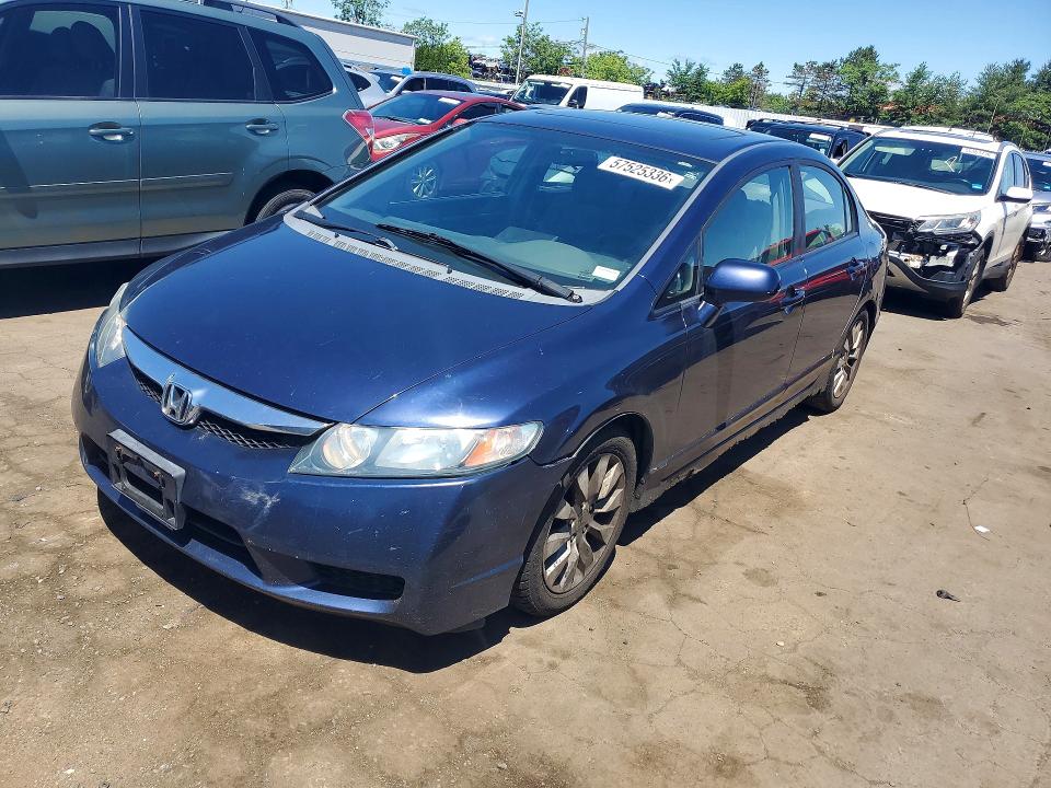 2009 Honda Civic VIN 19XFA16879E045466 COPART salvage auction — MINOR DENT/SCRATCHES, Ct - Certificate Of Title, sold $1,150 on 2026-07-10 (photo 1)
