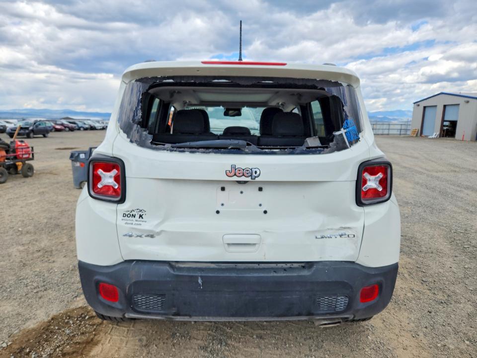 2020 Jeep Renegade VIN ZACNJBD12LPL73845 COPART salvage auction — FRONT END, MT - SALVAGE CERTIFICATE OF A VEHIC, sold $400 on 2026-08-04 (photo 6)