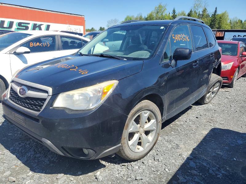 2014 Subaru Forester VIN JF2SJCHC2EH477013 COPART salvage auction — REAR END, Qc - Gravement Accidente, sold $1,100 on 2026-07-07 (photo 1)