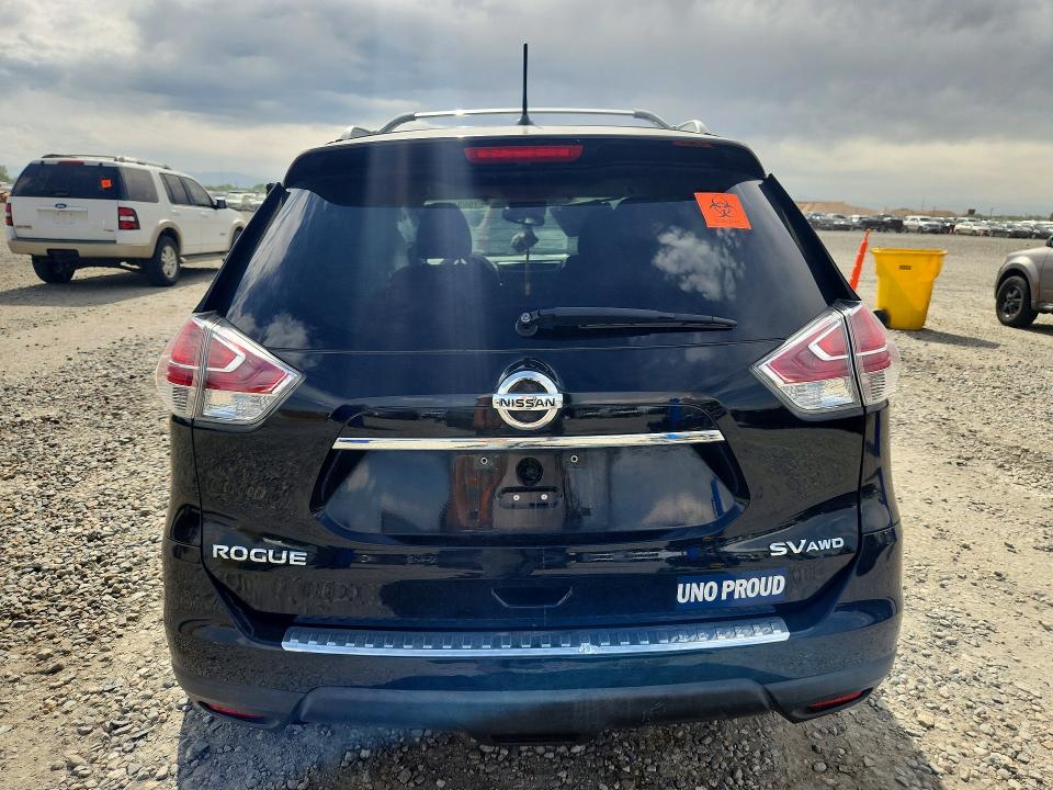 2016 Nissan Rogue VIN 5N1AT2MV7GC809190 COPART salvage auction — FRONT END, Co - Public - Salvage Title, sold $425 on 2026-07-09 (photo 6)