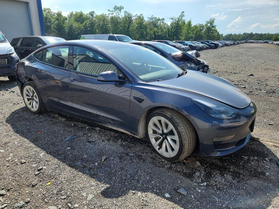 2023 Tesla Model 3 VIN 5YJ3E1EA7PF438354 COPART salvage auction — REAR END, Va - Cert Of Title - Salvage, sold $5,800 on 2026-07-06 (photo 4)
