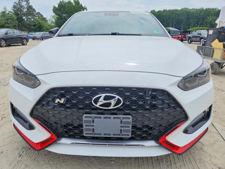 2022 Hyundai Veloster VIN KMHT36AH8NU013750 COPART salvage auction — MINOR DENT/SCRATCHES, Va - Cert Of Title - Salvage, sold $6,200 on 2026-07-28 (photo 5)