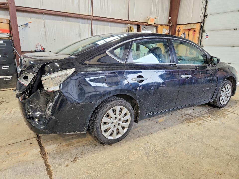 2015 Nissan Sentra VIN 3N1AB7APXFL637737 COPART salvage auction — REAR END, Ab - Bos - Salvage, sold $850 on 2026-07-02 (photo 3)