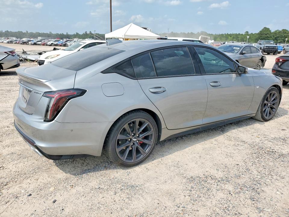 2025 Cadillac VIN 1G6DP5RK9S0117452 COPART salvage auction — WATER/FLOOD, Tx - Salvage Title-Flood Damage, sold $3,300 on 2026-07-24 (photo 3)