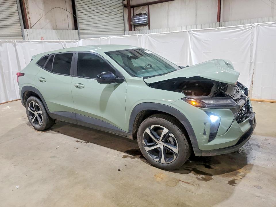 2024 Chevrolet Trax VIN KL77LGE2XRC222904 COPART salvage auction — FRONT END, TX - CERTIFICATE OF TITLE, sold $6,400 on 2026-07-23 (photo 4)