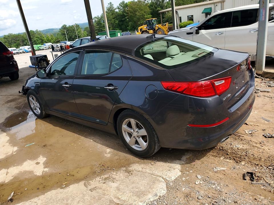 2015 Kia Optima VIN 5XXGM4A75FG441586 COPART salvage auction — FRONT END, Al - Cert Of Title-Salvage Title, sold $625 on 2026-07-14 (photo 2)