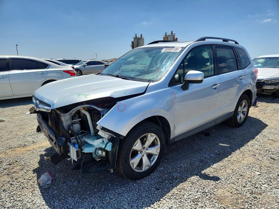 2016 Subaru Forester VIN JF2SJAFC7GH545560 COPART salvage auction — FRONT END, Ca - Salvage Certificate, sold $2,000 on 2026-07-28 (photo 1)