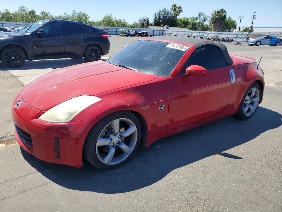 2006 Nissan 350z VIN JN1AZ36DX6M400447 COPART salvage auction — SIDE, CA - SALVAGE CERTIFICATE, sold $1,900 on 2026-07-27 (photo 1)
