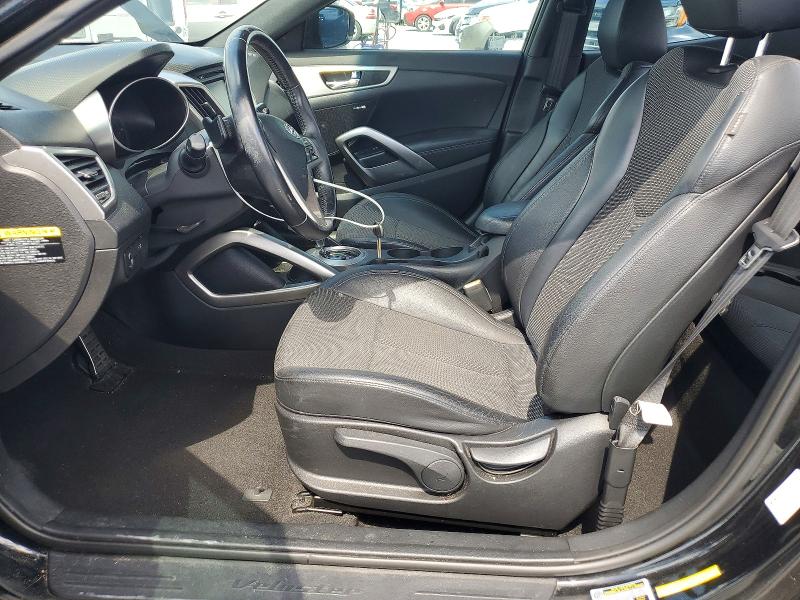 2016 Hyundai Veloster VIN KMHTC6AD5GU257968 COPART salvage auction — FRONT END, FL - CERT OF TITLE SLVG REBUILDABLE, sold $950 on 2026-07-31 (photo 7)