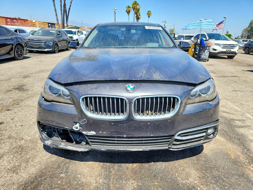 2014 BMW 5 series VIN WBA5A5C58ED507216 COPART salvage auction — SIDE, CA - DIS/DLR/EXP ONLY CLEAN TITLE, sold $500 on 2026-07-31 (photo 5)