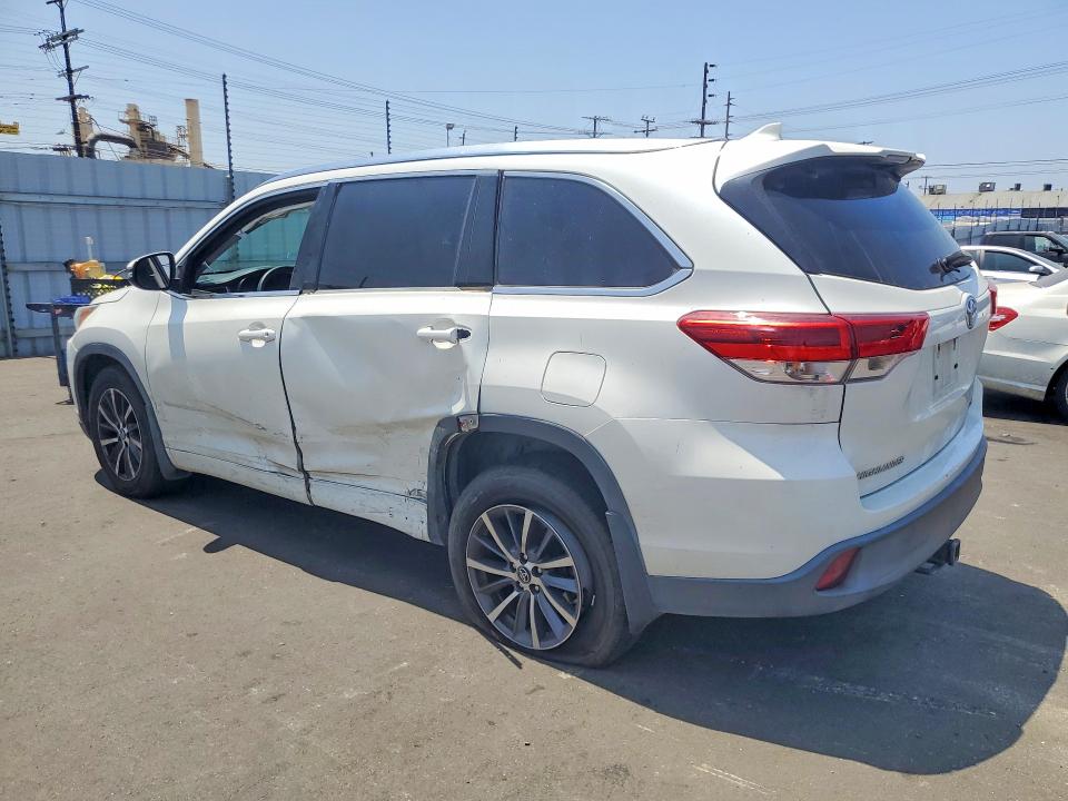 2017 Toyota Highlander VIN 5TDJZRFH5HS514222 COPART salvage auction — SIDE, Ca - Salvage Certificate, sold $6,100 on 2026-07-06 (photo 2)