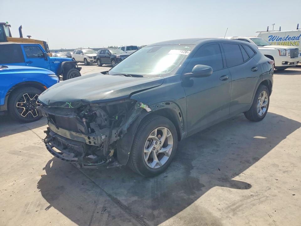 2025 Chevrolet Trax VIN KL77LFEP7SC164312 COPART salvage auction — FRONT END, Tx - Salvage Vehicle Title, sold $6,600 on 2026-07-20 (photo 1)