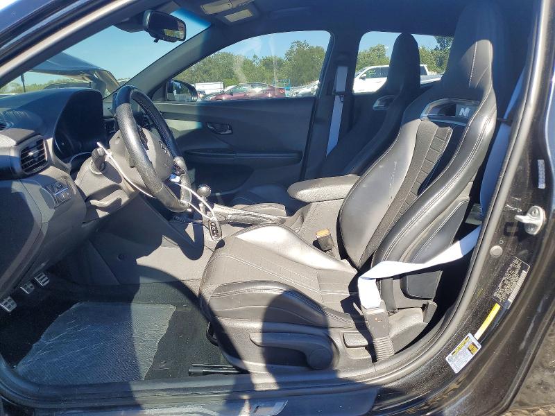 2021 Hyundai Veloster VIN KMHT36AH9MU009835 COPART salvage auction — FRONT END, Il - Salvage Certificate, sold $1,600 on 2026-07-29 (photo 7)