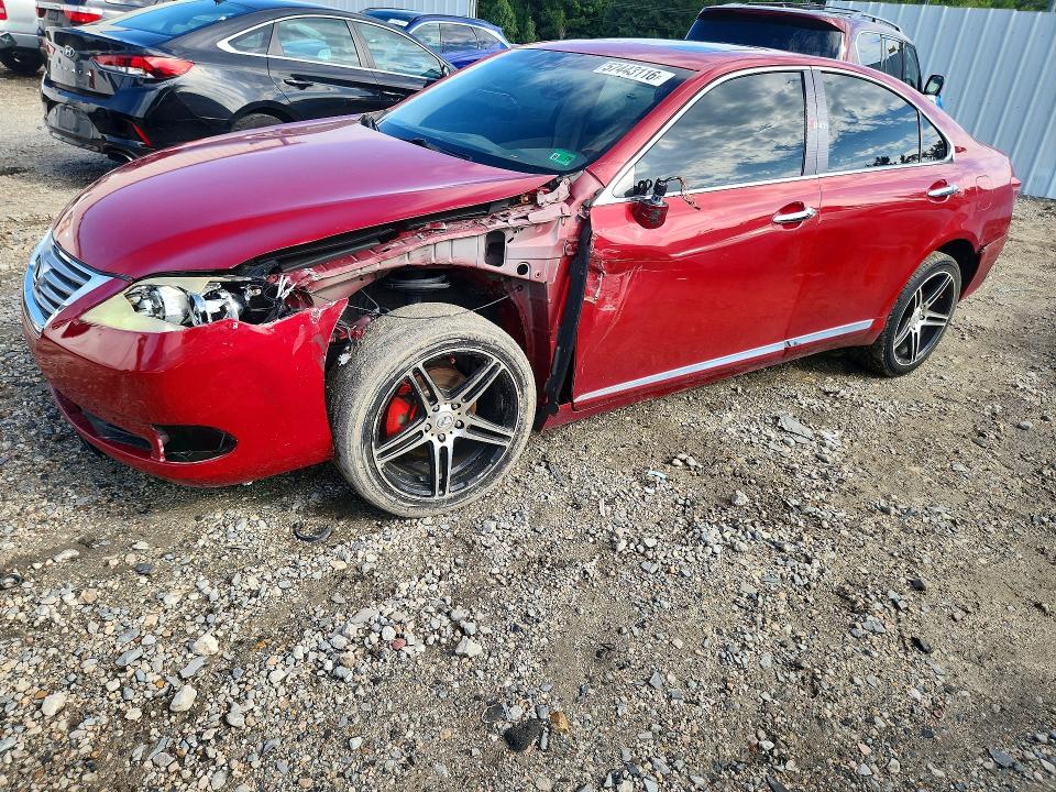 2010 Lexus ES VIN JTHBK1EG9A2351329 COPART salvage auction — FRONT END, Va - Certificate Of Title, sold $275 on 2026-07-21 (photo 1)